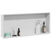 Nisă de Duș Alb 75 x 30 x 9,5 cm Oţel inoxidabil - WALTI WALTI