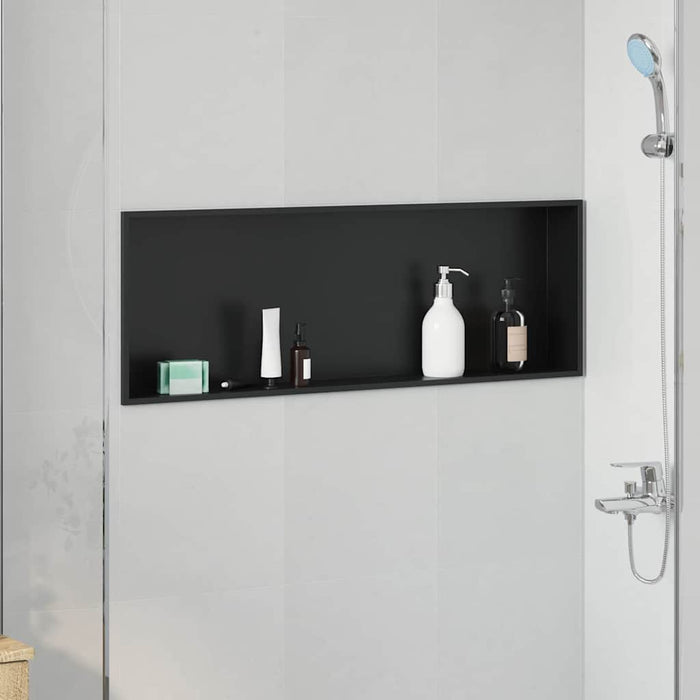 Nisă de Duș Negru 90 x 30 x 9.5 cm Oţel inoxidabil - WALTI WALTI