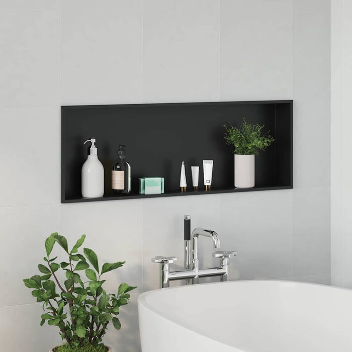 Nisă de Duș Negru 90 x 30 x 9.5 cm Oţel inoxidabil - WALTI WALTI