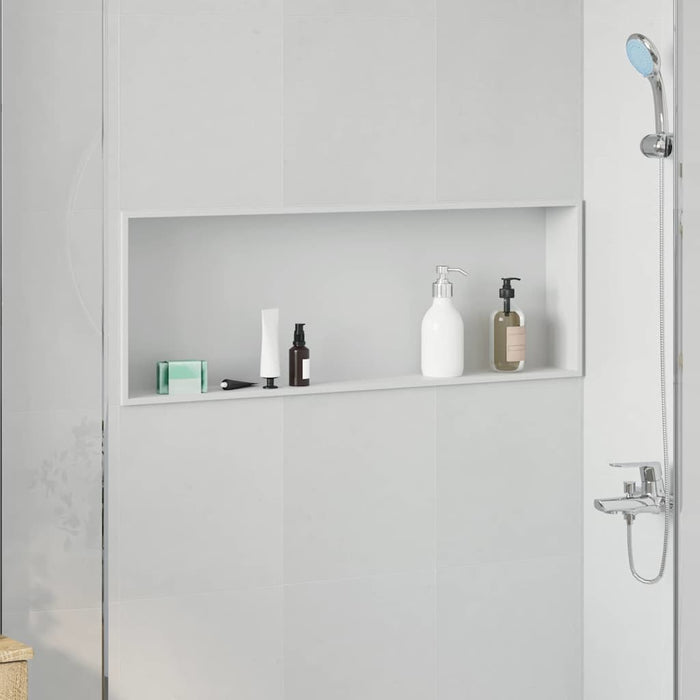 Nisă de Duș Alb 90 x 30 x 9,5 cm Oţel inoxidabil - WALTI WALTI