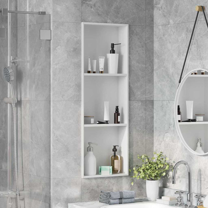 Nisă de Duș Alb 90 x 30 x 9,5 cm Oţel inoxidabil - WALTI WALTI