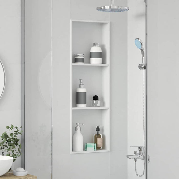 Nisă de Duș Alb 90 x 30 x 9,5 cm Oţel inoxidabil - WALTI WALTI