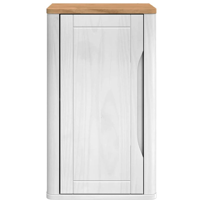 Dulap de perete pentru baie cu raft cu ușă Alb 60 x 40 x 80 cm - WALTI WALTI