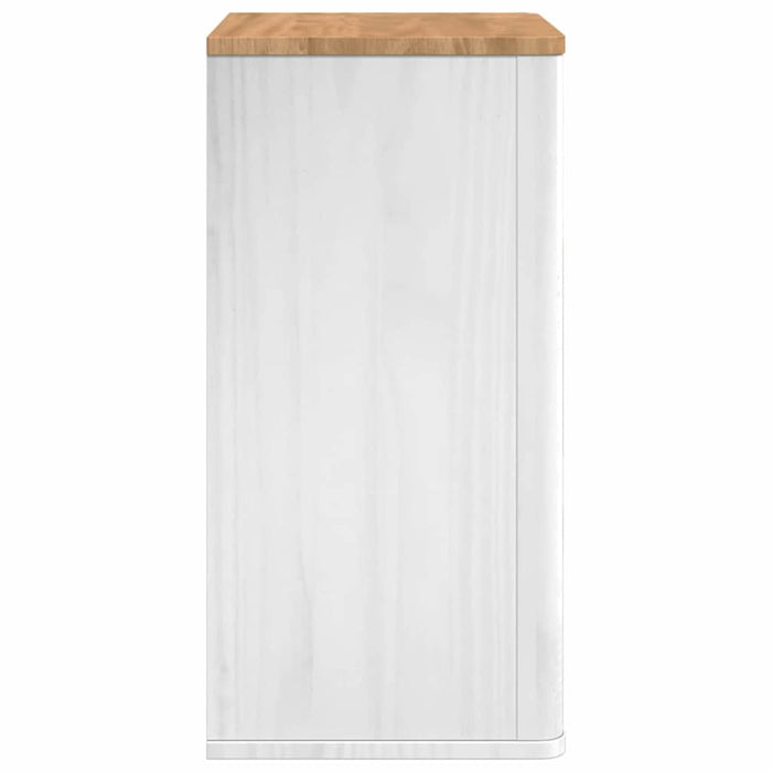 Dulap de perete pentru baie cu raft cu ușă Alb 60 x 40 x 80 cm - WALTI WALTI