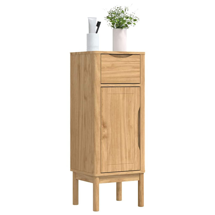 Dulap de Baie Maroniu cerat 35 x 30 x 85 cm Lemn de pin masiv - WALTI WALTI