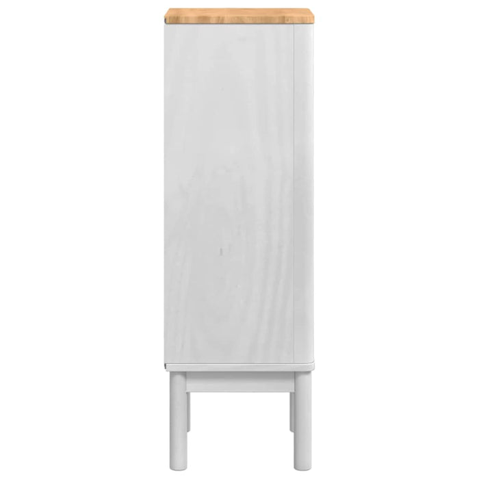 Dulap de Baie cu sertar Alb 35 x 30 x 85 cm Lemn de pin masiv - WALTI WALTI