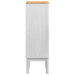 Dulap de Baie cu sertar Alb 35 x 30 x 85 cm Lemn de pin masiv - WALTI WALTI
