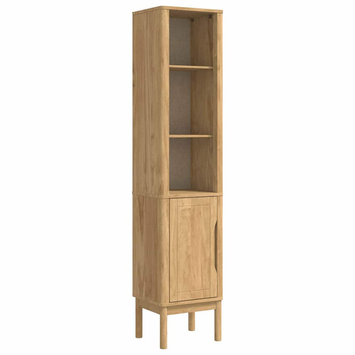Dulap de baie înalt cu ușă FLORO Maroniu cerat 35 x 30 x 160 cm - WALTI WALTI