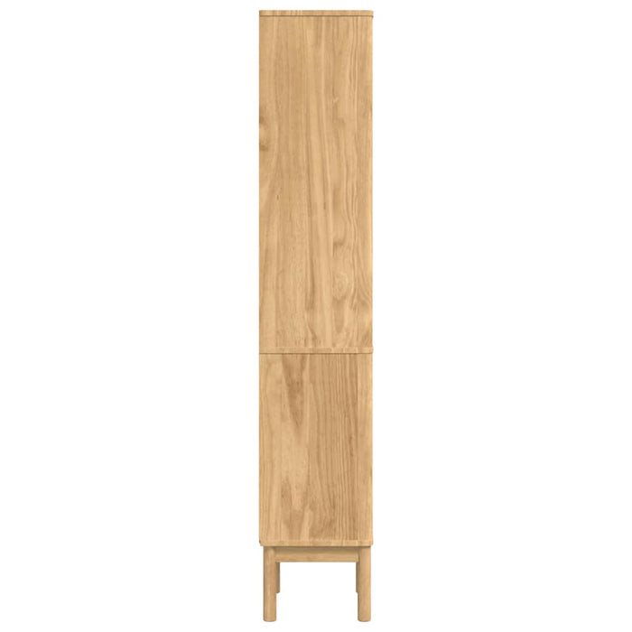 Dulap de baie înalt cu ușă FLORO Maroniu cerat 35 x 30 x 160 cm - WALTI WALTI