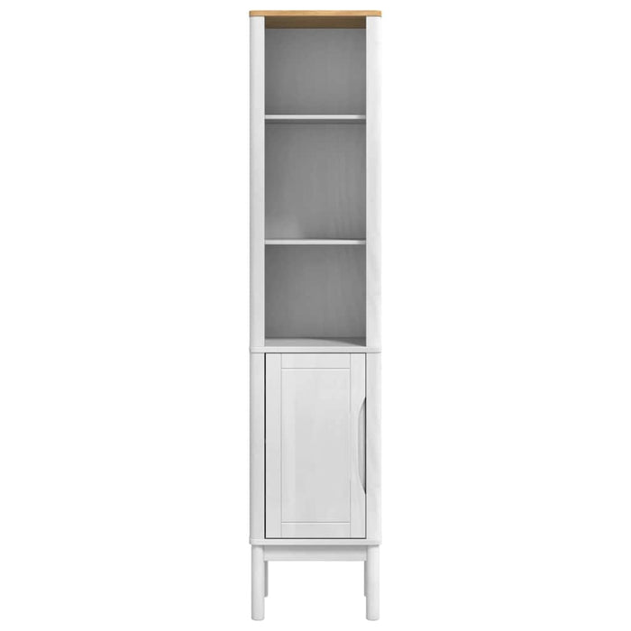Dulap de baie înalt cu raft cu ușă FLORO Alb 35 x 30 x 160 cm - WALTI WALTI