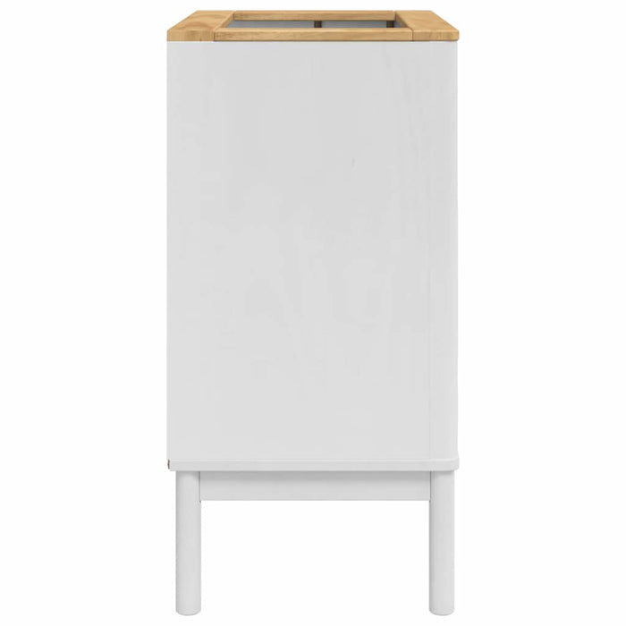 Dulap pentru Chiuveta de Baie cu raft FLORO Alb 60 x 40 x 80 cm - WALTI WALTI