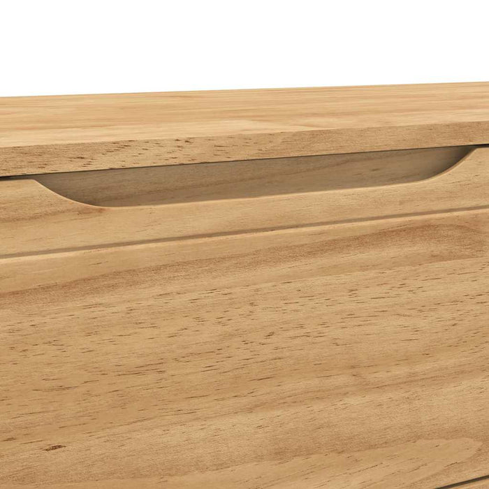 Bancă de hol Maroniu cerat 115 x 40 x 45 cm Lemn de pin masiv - WALTI WALTI