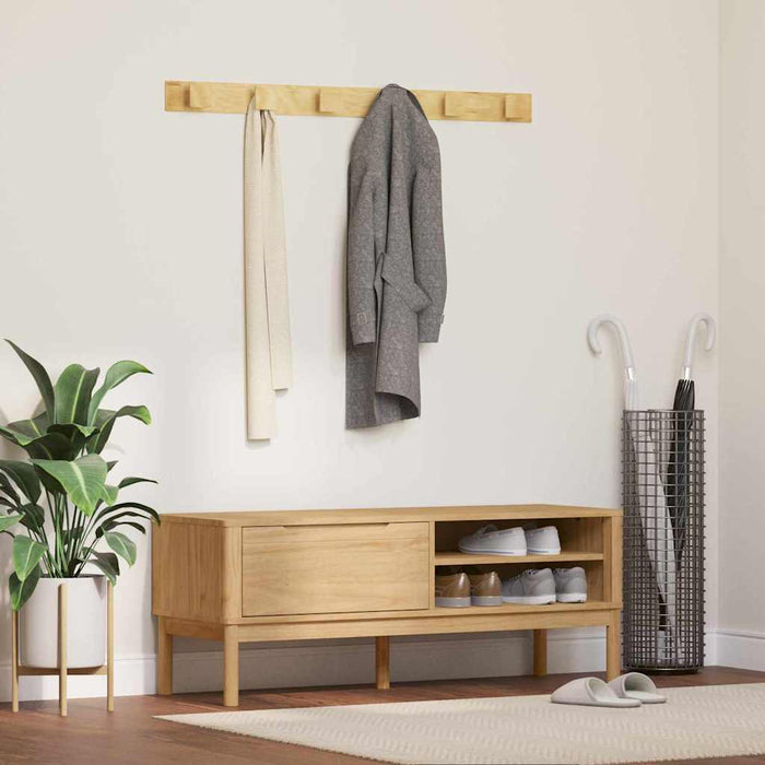 Bancă de hol Maroniu cerat 115 x 40 x 45 cm Lemn de pin masiv - WALTI WALTI