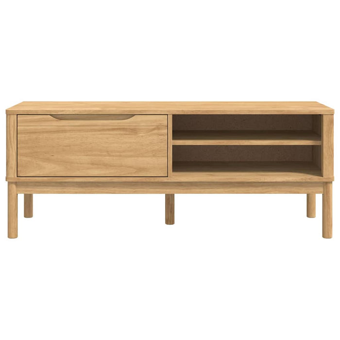 Bancă de hol Maroniu cerat 115 x 40 x 45 cm Lemn de pin masiv - WALTI WALTI