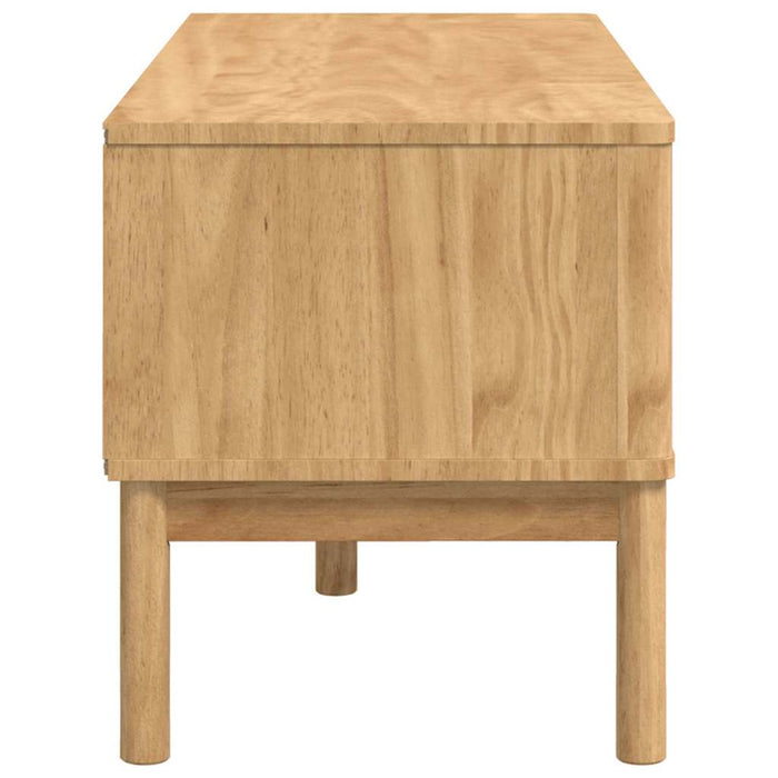 Bancă de hol Maroniu cerat 115 x 40 x 45 cm Lemn de pin masiv - WALTI WALTI