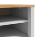 Bancă de hol cu sertar Alb 115 x 40 x 45 cm Lemn de pin masiv - WALTI WALTI