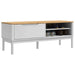 Bancă de hol cu sertar Alb 115 x 40 x 45 cm Lemn de pin masiv - WALTI WALTI