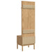 Dulap pentru hol cu raft FLORO Maroniu cerat 50 x 40 x 158 cm - WALTI WALTI