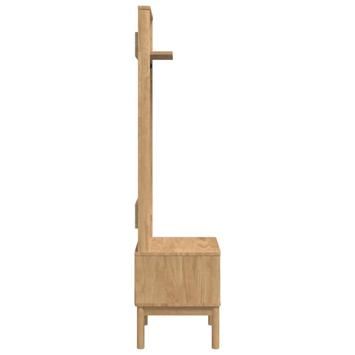 Dulap pentru hol cu raft FLORO Maroniu cerat 50 x 40 x 158 cm - WALTI WALTI