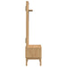 Dulap pentru hol cu raft FLORO Maroniu cerat 50 x 40 x 158 cm - WALTI WALTI