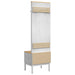 Dulap pentru hol FLORO Alb 50 x 40 x 158 cm Lemn de pin masiv - WALTI WALTI