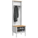 Dulap pentru hol FLORO Alb 50 x 40 x 158 cm Lemn de pin masiv - WALTI WALTI