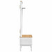 Dulap pentru hol FLORO Alb 50 x 40 x 158 cm Lemn de pin masiv - WALTI WALTI