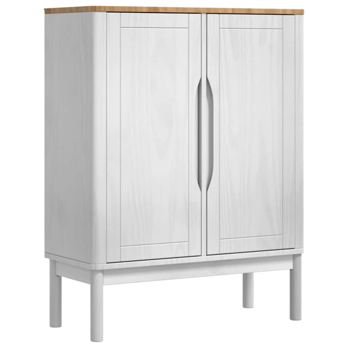 Bufet FLORO Alb 70 x 30 x 70,5 cm Lemn de pin masiv - WALTI WALTI