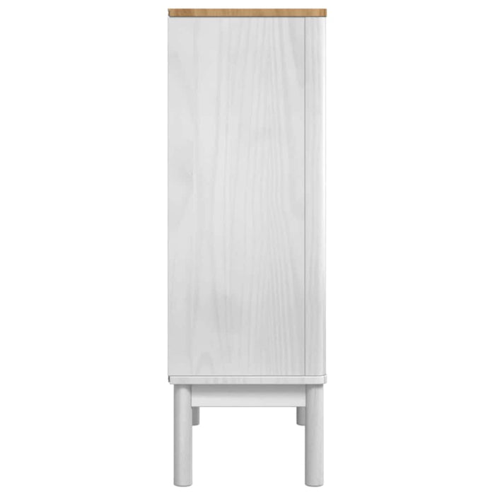 Bufet FLORO Alb 70 x 30 x 70,5 cm Lemn de pin masiv - WALTI WALTI