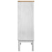 Bufet FLORO Alb 70 x 30 x 70,5 cm Lemn de pin masiv - WALTI WALTI