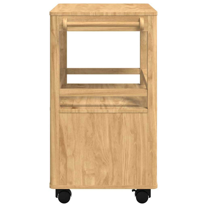 Troler de Bucătărie FLORO Maroniu cerat 72,5 x 45 x 80 cm - WALTI WALTI