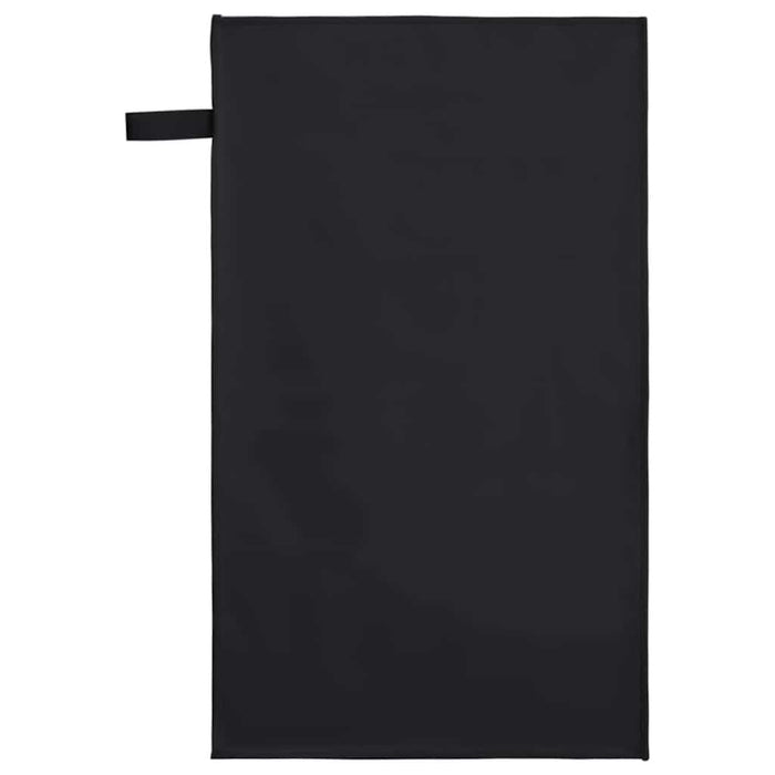 Prosoape Sport 2 pcs Negru 50 x 30 cm Poliester și poliamidă - WALTI WALTI