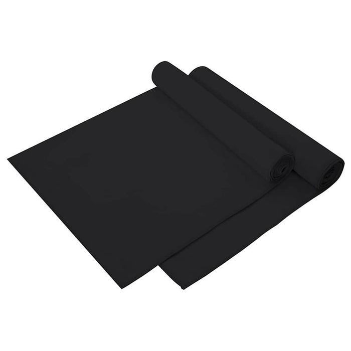 Prosoape Sport 2 pcs Negru 140 x 70 cm Poliester și poliamidă - WALTI WALTI