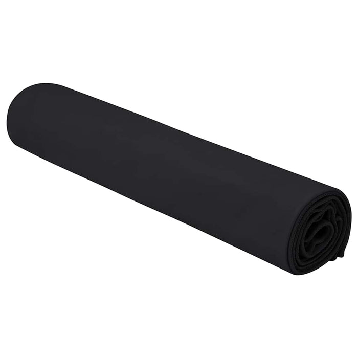 Prosoape Sport 2 pcs Negru 140 x 70 cm Poliester și poliamidă - WALTI WALTI