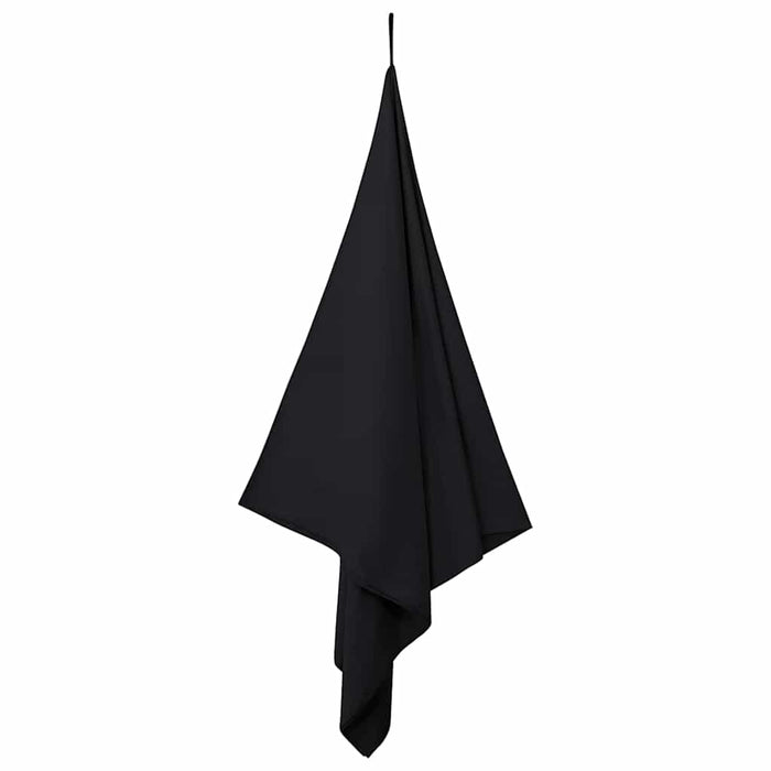 Prosoape Sport 2 pcs Negru 180 x 90 cm Poliester și poliamidă - WALTI WALTI