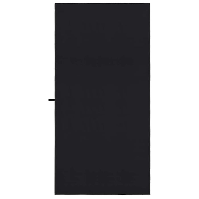 Prosoape Sport 2 pcs Negru 180 x 90 cm Poliester și poliamidă - WALTI WALTI