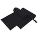 Prosoape Sport 2 pcs Negru 200 x 100 cm Poliester și poliamidă - WALTI WALTI