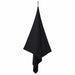 Prosoape Sport 2 pcs Negru 200 x 100 cm Poliester și poliamidă - WALTI WALTI