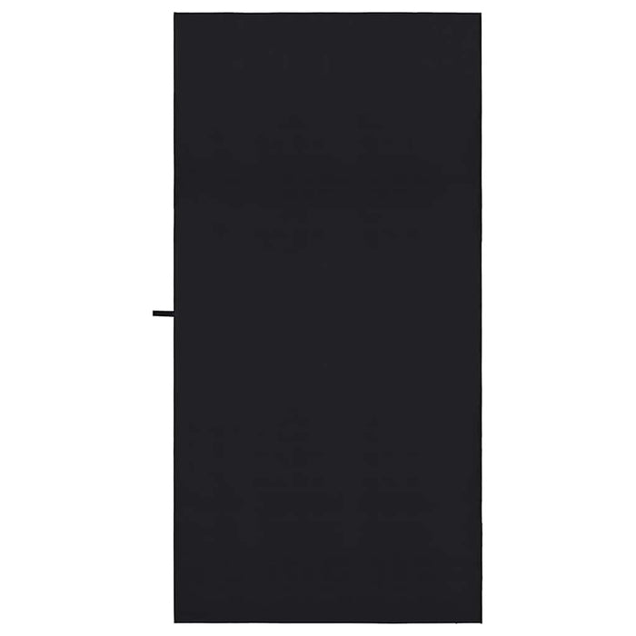 Prosoape Sport 2 pcs Negru 200 x 100 cm Poliester și poliamidă - WALTI WALTI