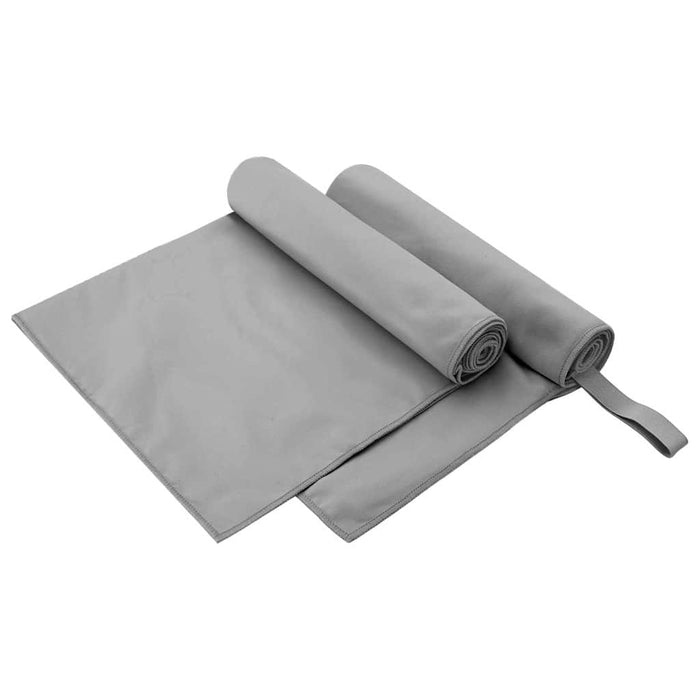 Prosoape Sport 2 pcs Gri închis 100 x 50 cm - WALTI WALTI