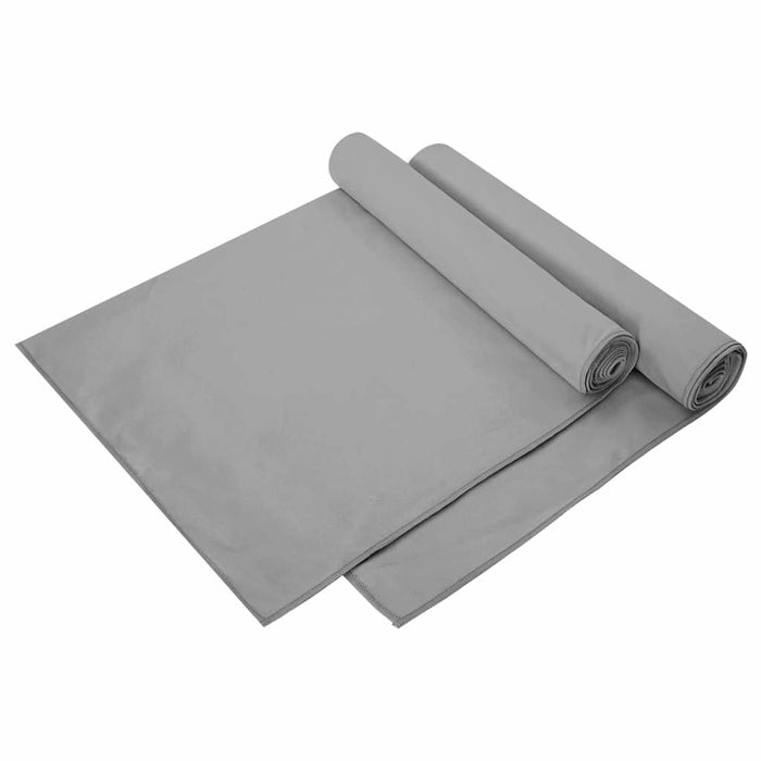 Prosoape Sport 2 pcs Gri închis 140 x 70 cm - WALTI WALTI