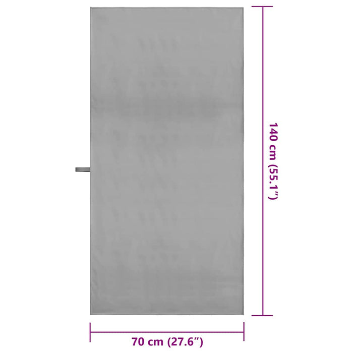 Prosoape Sport 2 pcs Gri închis 140 x 70 cm - WALTI WALTI