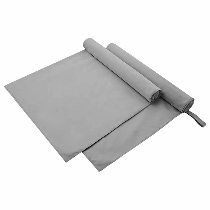 Prosoape Sport 2 pcs Gri închis 90 x 180 cm - WALTI WALTI