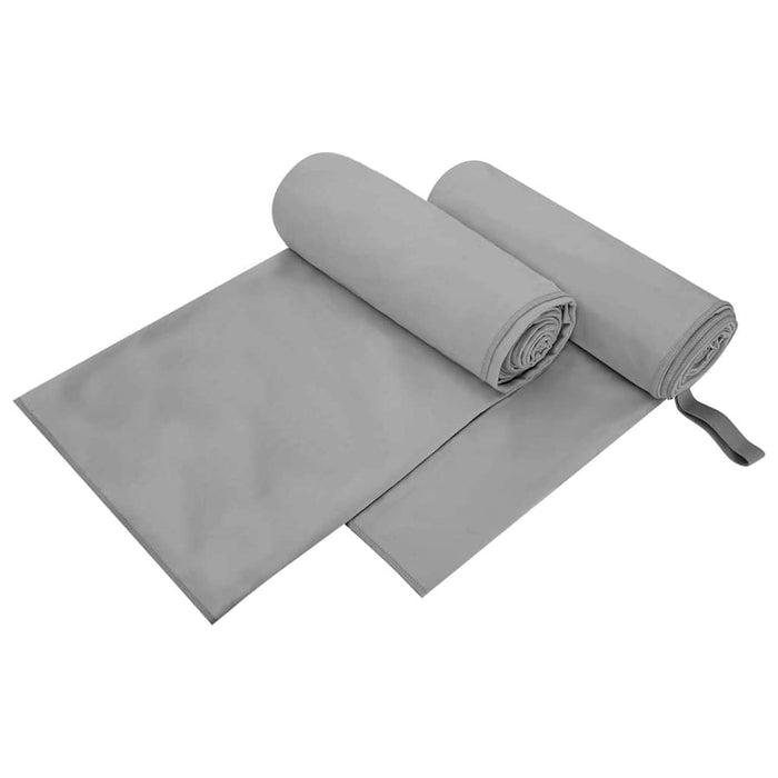 Prosoape Sport 2 pcs Gri închis 200 x 100 cm - WALTI WALTI