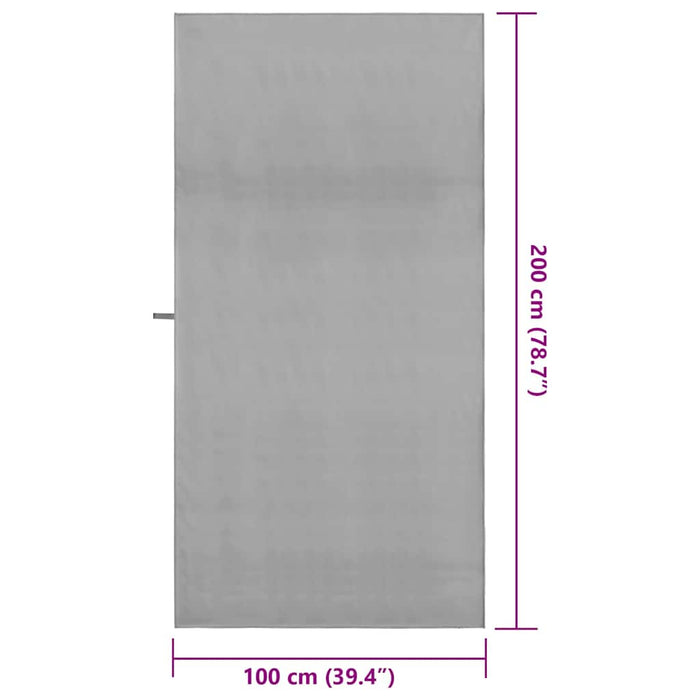 Prosoape Sport 2 pcs Gri închis 200 x 100 cm - WALTI WALTI