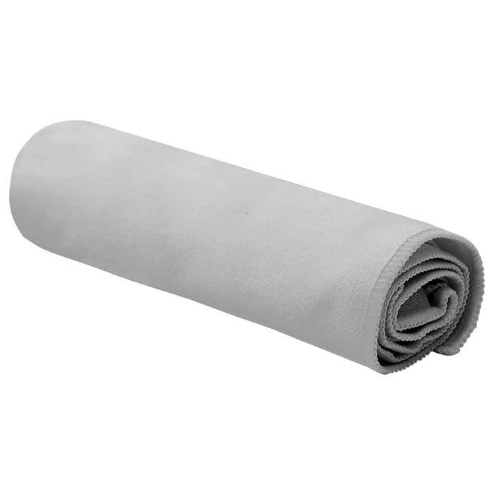 Prosoape Sport 2 pcs Gri 50 x 30 cm Poliester și poliamidă - WALTI WALTI