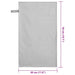 Prosoape Sport 2 pcs Gri 50 x 30 cm Poliester și poliamidă - WALTI WALTI