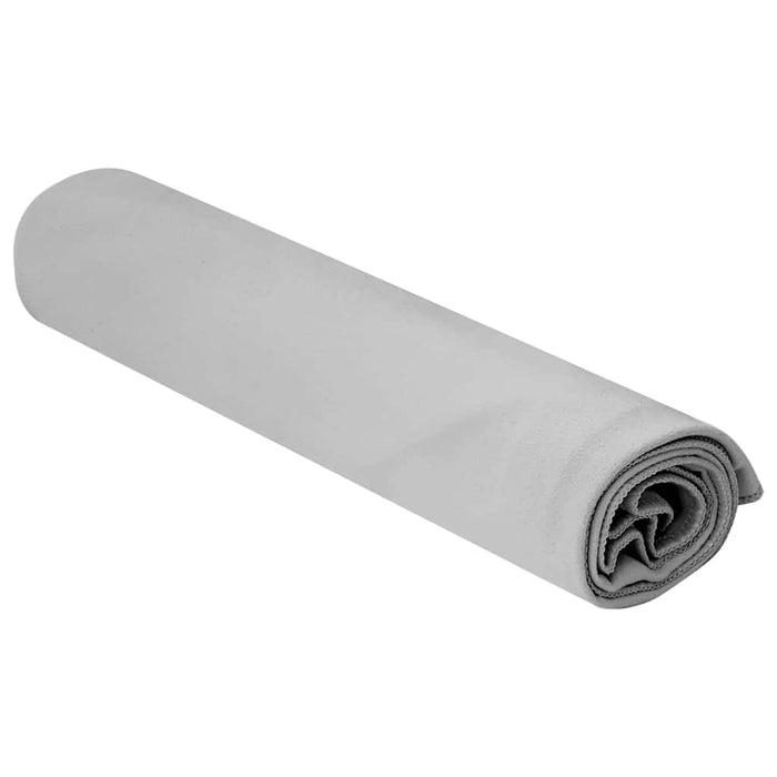 Prosoape Sport 2 pcs Gri 100 x 50 cm Poliester și poliamidă - WALTI WALTI