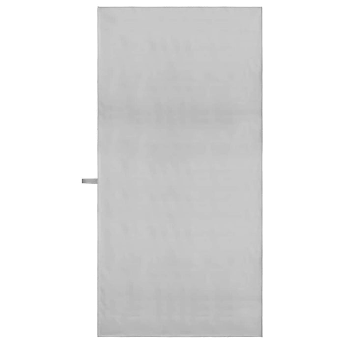 Prosoape Sport 2 pcs Gri 140 x 70 cm Poliester și poliamidă - WALTI WALTI