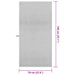 Prosoape Sport 2 pcs Gri 140 x 70 cm Poliester și poliamidă - WALTI WALTI